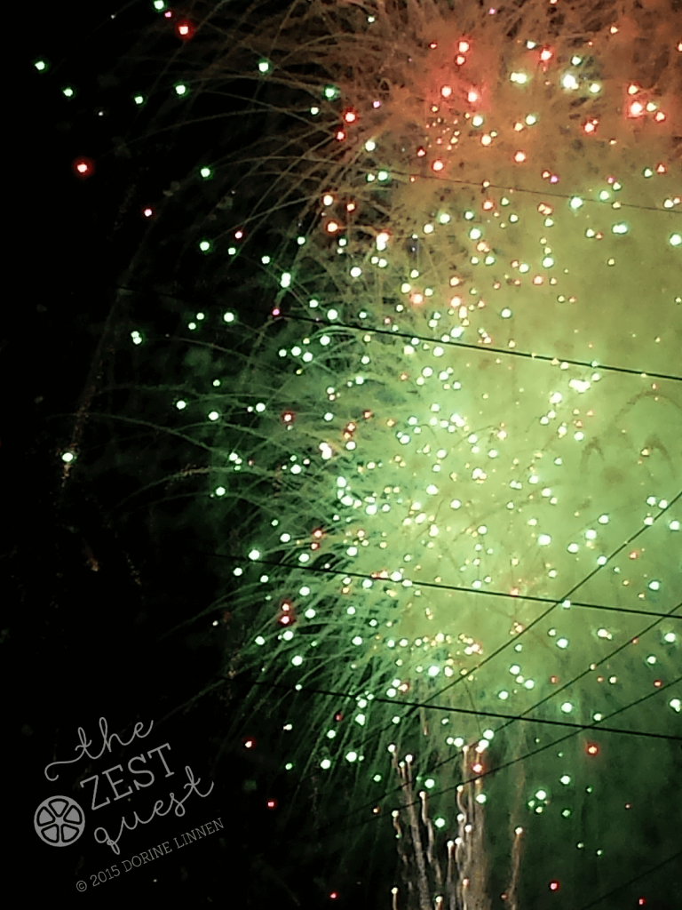 Fireworks-display-of-green-red-and-more-in-Sylvania-Ohio-2015-2-The-Zest-Quest