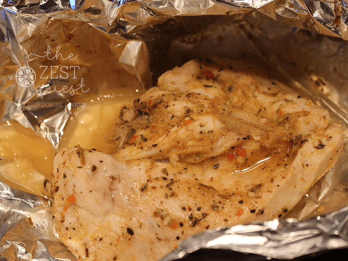 Oven-Baked Chicken and Vegetables in Foil Recipe