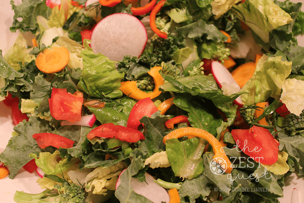 Veggie-explosion-in-Farm-Share-week-8-is-enjoyed-in-a-salad-2-The-Zest-Quest