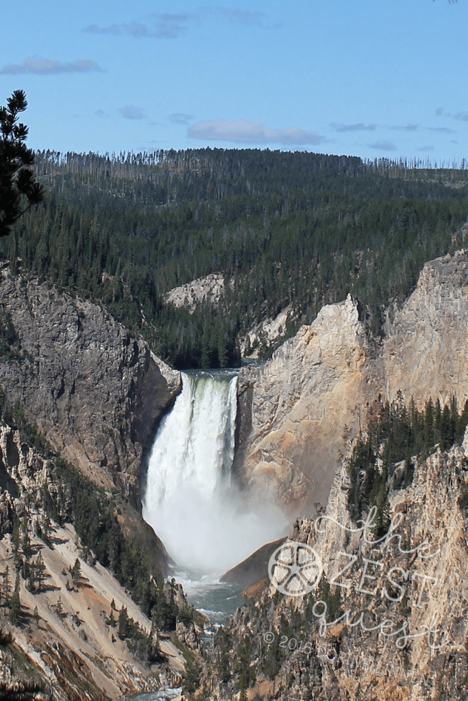 Yellowstone River and falls