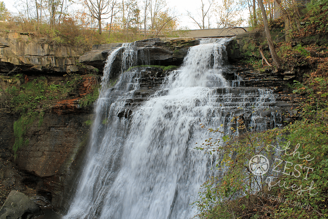 Brandywine Falls in the CVNP is stunning against the ledges and leaf color